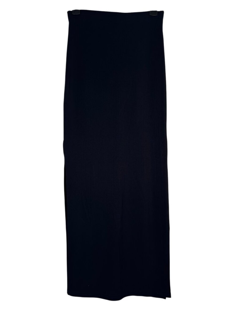ING Vintage Black Long Maxi Skirt w/ Slits Goth Punk Emo Grunge Alternative S